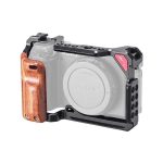   SONY A6300/A6400 kamerákhoz Cage ULANZI UURig cage fa markolattal (C-A6400 2237)