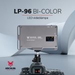   Jackal LP-96 Bi-Color led videólámpa ezüst színben 3000-6500K